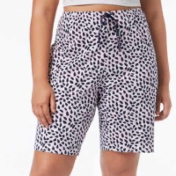 HUE Intimates & Sleepwear Hue Plus Size Houseprint Bermuda Pajama Shorts Poshmark